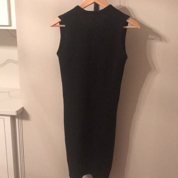 I.Crew Factory cotton ribbed sweater dress - Picture 3 of 5